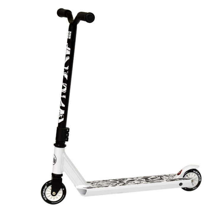 Trotineta pentru sarituri PB Stunt Katana, alb cu negru