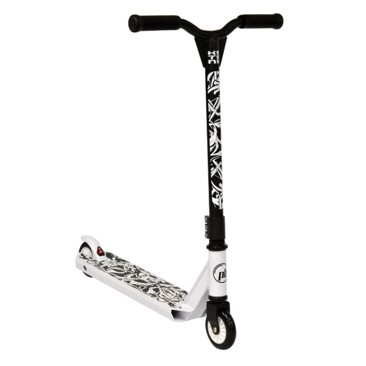 Trotineta pentru sarituri PB Stunt Katana, alb cu negru