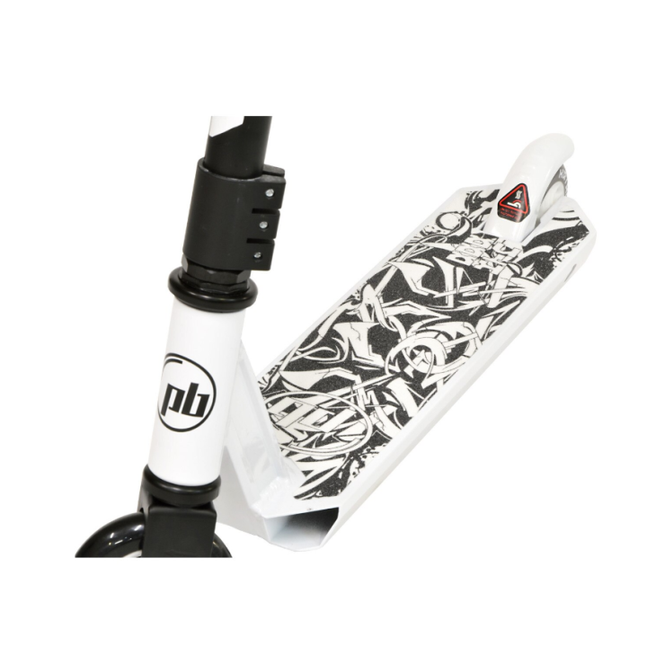 Trotineta pentru sarituri PB Stunt Katana, alb cu negru