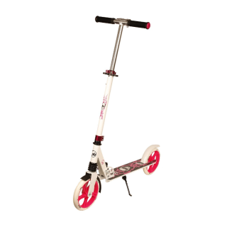 Trotineta PB Skull cu doua roti 200 mm, alb