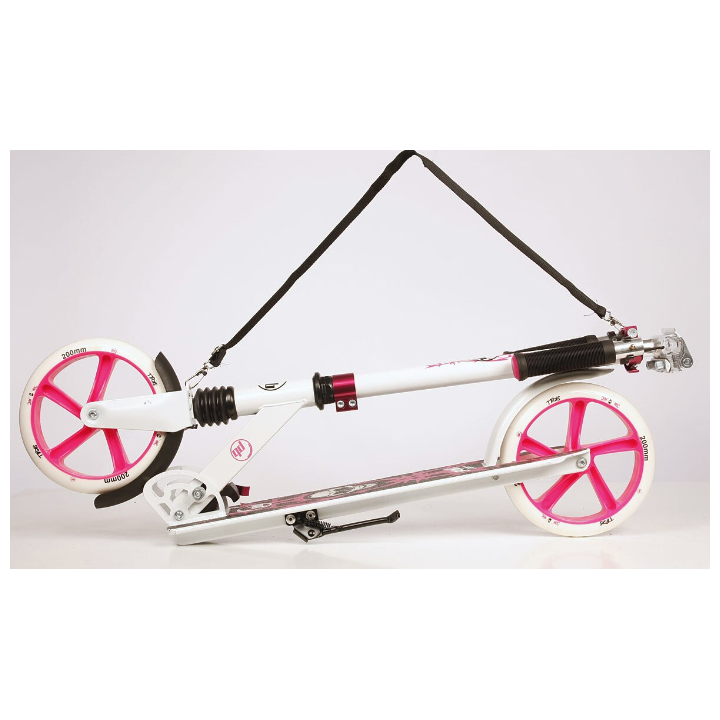 Trotineta PB Skull cu doua roti 200 mm, alb