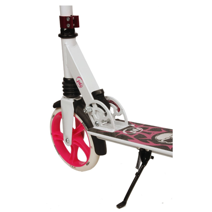 Trotineta PB Skull cu doua roti 200 mm, alb