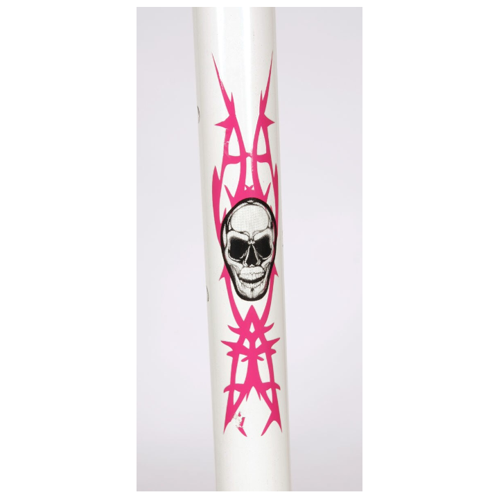 Trotineta PB Skull cu doua roti 200 mm, alb