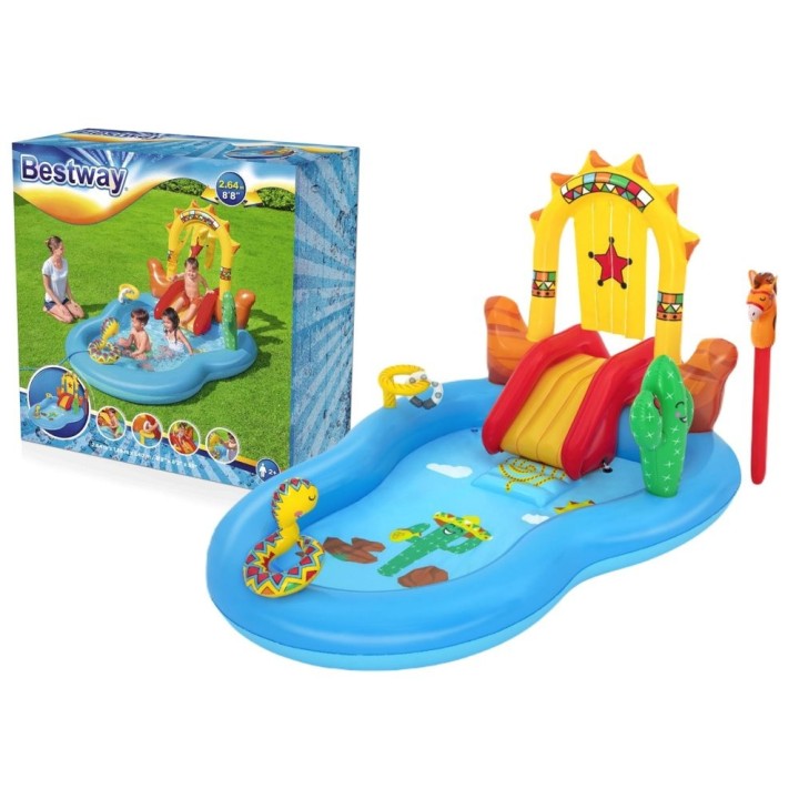 Piscina gonflabila Bestway Wild West Play Center 2.64m x 1.88m x 1.40m