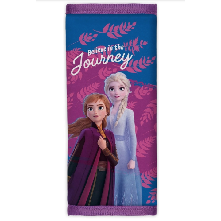 Set perna de gat si protectie centura de siguranta Frozen, mov
