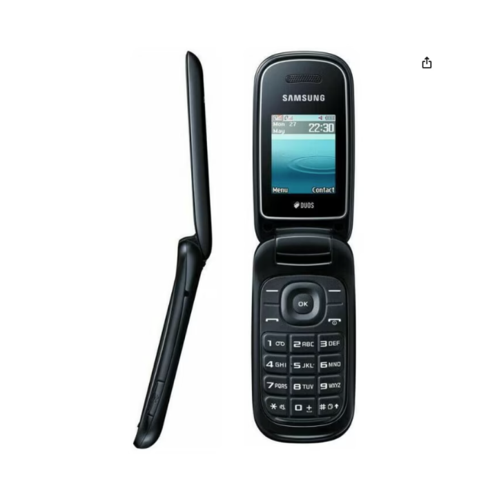 Telefon mobil Samsung E1272, Dual Sim, Black