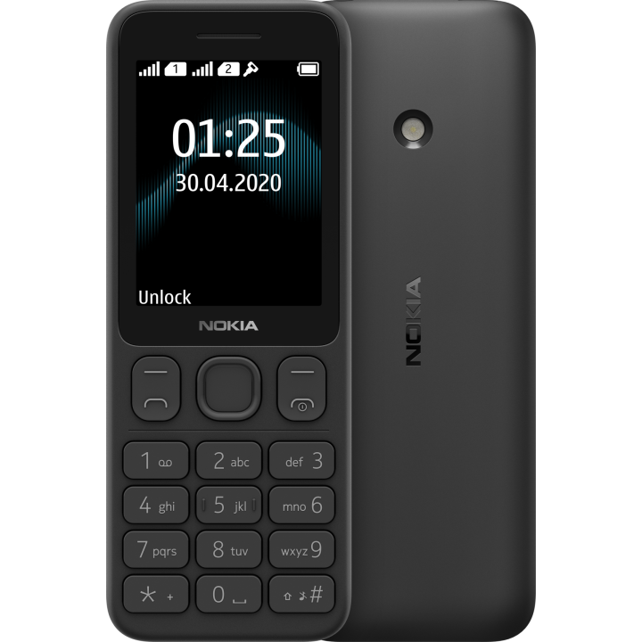 Telefon mobil Nokia 125, Dual SIM, Black