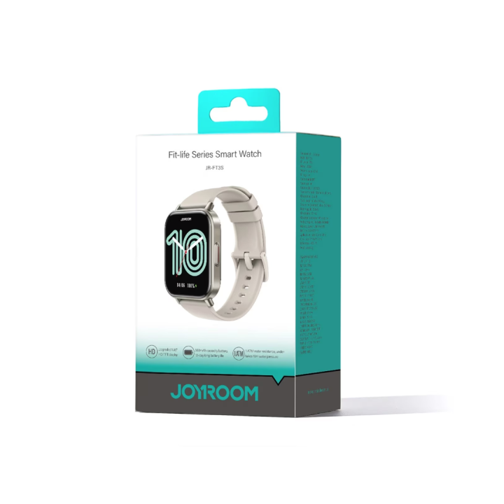 Smartwatch Joyroom Fit-Life JR-FT3S, titan, 1,96 incih 93 moduri sportive, impermeabilitate 1 ATM, plastic