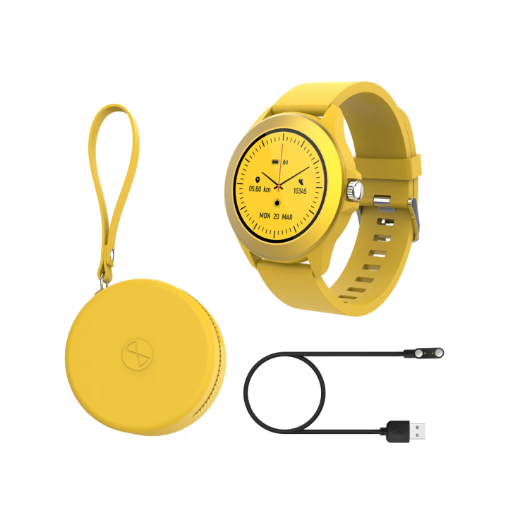 Smartwatch Forever Colorum CW-300, galben
