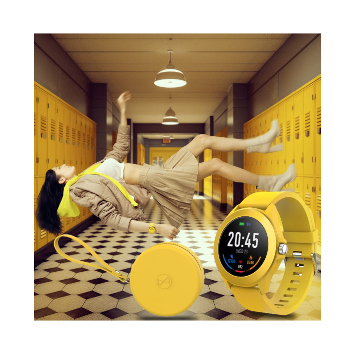Smartwatch Forever Colorum CW-300, galben