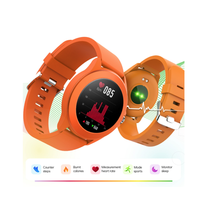 Smartwatch Forever Colorum CW-300, Portocaliu