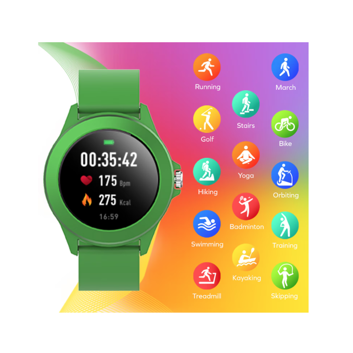 Smartwatch Forever Colorum  CW-300, Verde