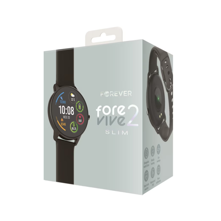 Smartwatch Forever Forevivre 2 Slim SB-325 Negru