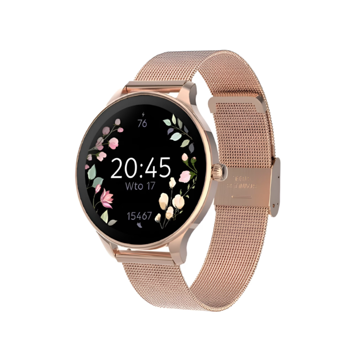 Smartwatch Forever SB-306 Velore cu bratara Verona Rosegold