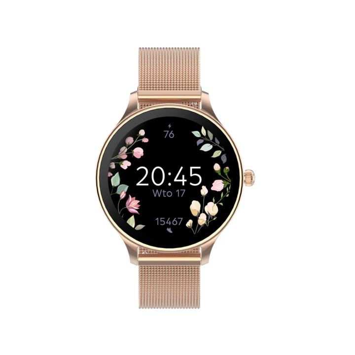 Smartwatch Forever SB-306 Velore cu bratara Verona Rosegold