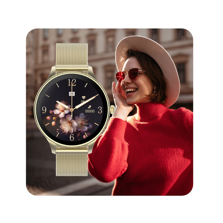 Smartwatch Forever Velora SB-306 Gold