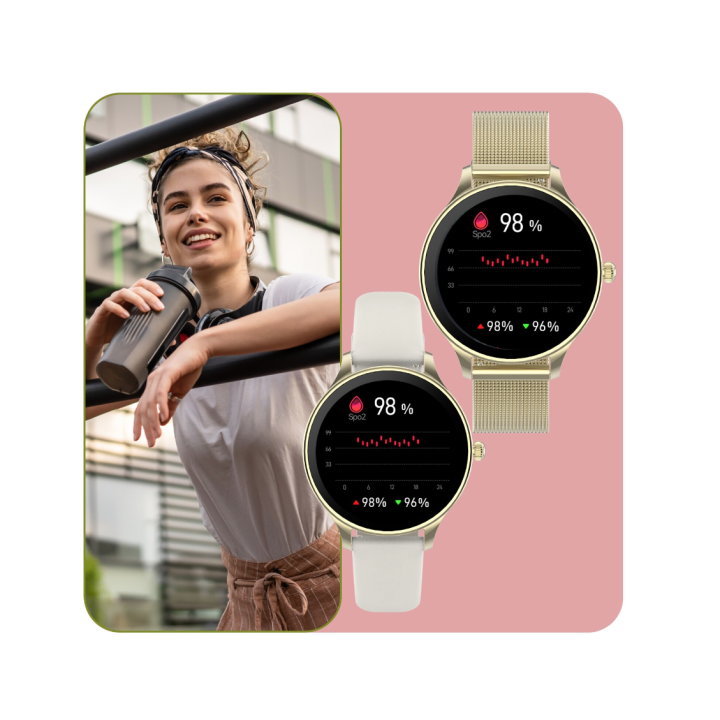 Smartwatch Forever Velora SB-306 Gold