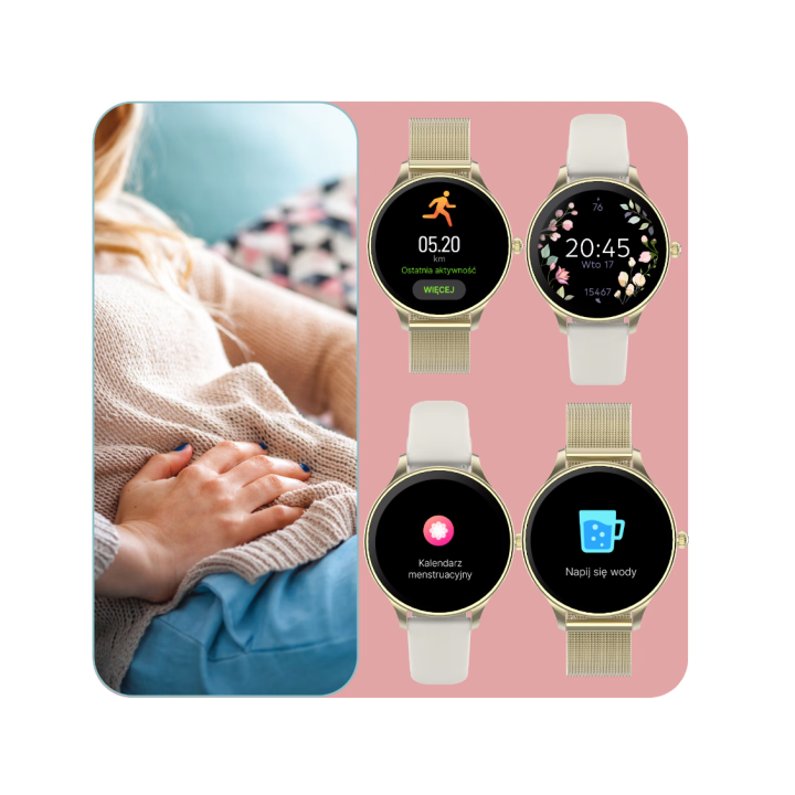 Smartwatch Forever Velora SB-306 Gold
