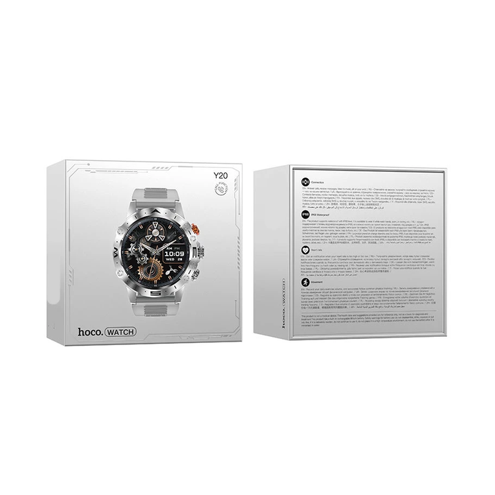 Smartwatch HOCO Y20 Silver